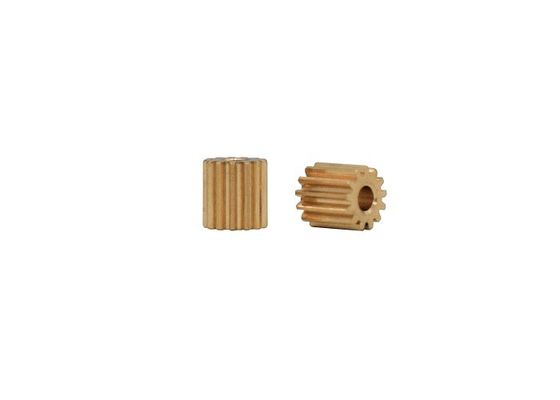 13T Brass Nylon Straight Spur Gear PPAP 0.25-0.5M For Printer